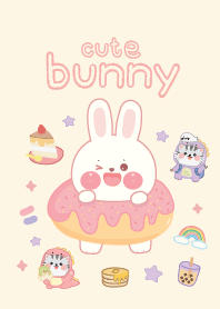 bunny & cat cute : minimal lover.